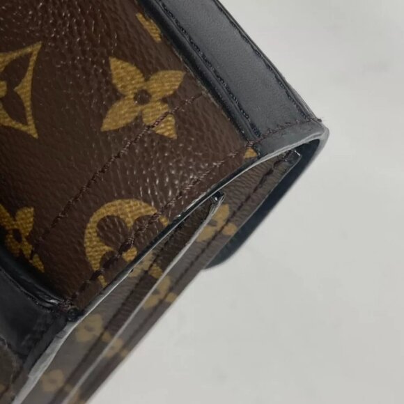 LOUIS VUITTON MonogramMacassar Larry Briefcase Document Bag Tote Bag - Picture 14 of 14